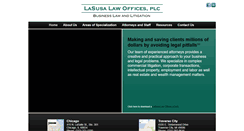 Desktop Screenshot of lasusalaw.com